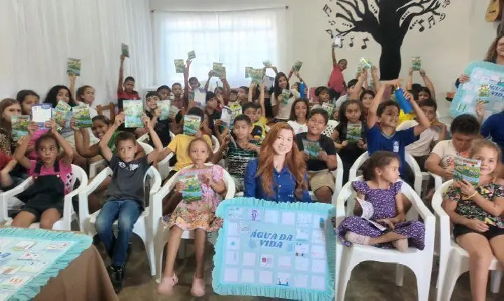 Águas de Jauru promove educação ambiental e conscientiza alunos do CRAS sobre preservação dos recursos naturais.