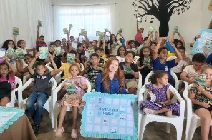Águas de Jauru promove educação ambiental e conscientiza alunos do CRAS sobre preservação dos recursos naturais.