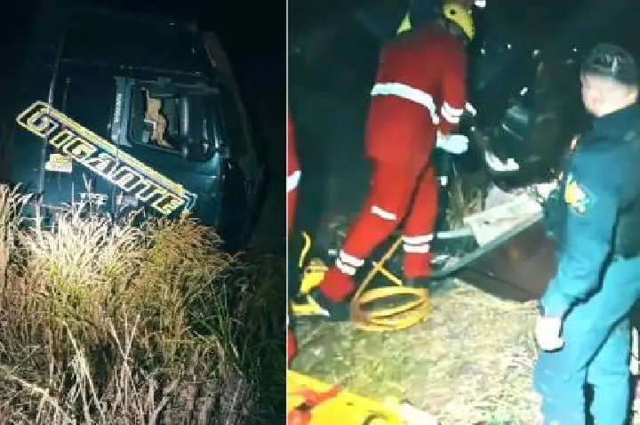 Casal morre preso às ferragens em acidente envolvendo dois veículos.