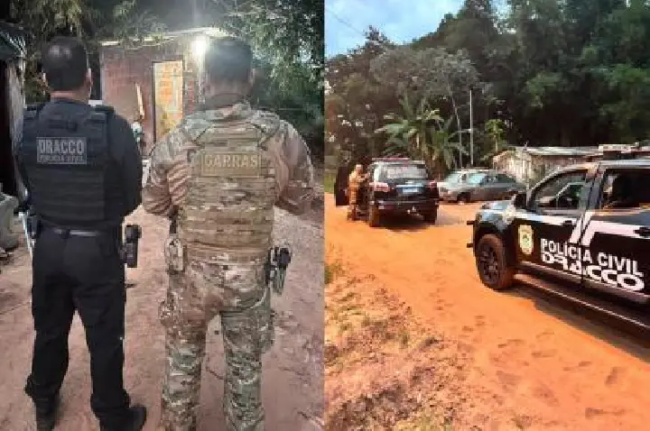 Dois criminosos morrem durante confronto em operação policial em MT.