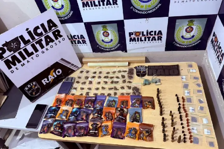 Companhia Raio prende dois homens com drogas e munições.