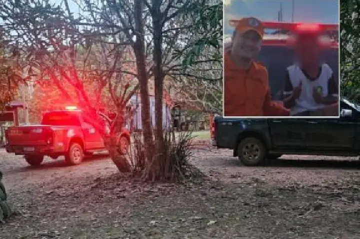 Criança de 9 anos desaparecida é encontrada após pedir água em fazenda.