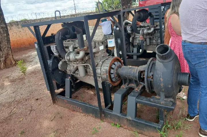 Dois motores apreendidos pela Polícia Civil são doados para o Conseg de Pontes e Lacerda.