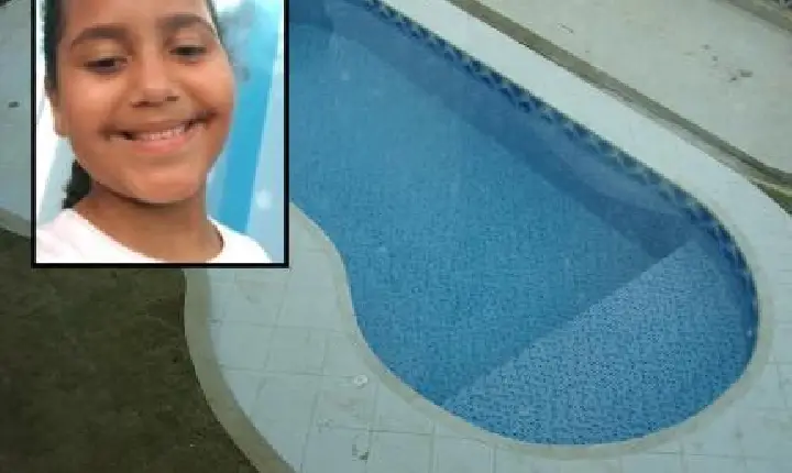 Filha de vereador morre afogada em casa; vítima teve o cabelo sugado por equipamento.