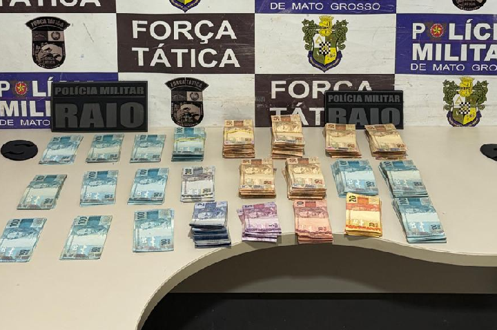 Força Tática apreende adolescente com R$ 73,7 mil em dinheiro de facção criminosa.