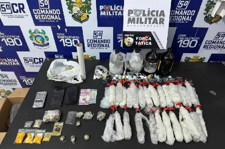 Força Tática desarticula laboratório de drogas sintéticas e detém quadrilha por tráfico.