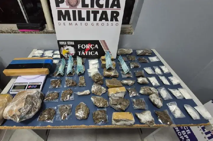 Força Tática detém quadrilha de faccionados com 71 porções de drogas.