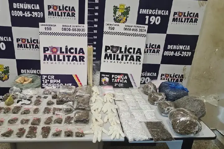 Força Tática prende três faccionados por tráfico de drogas.