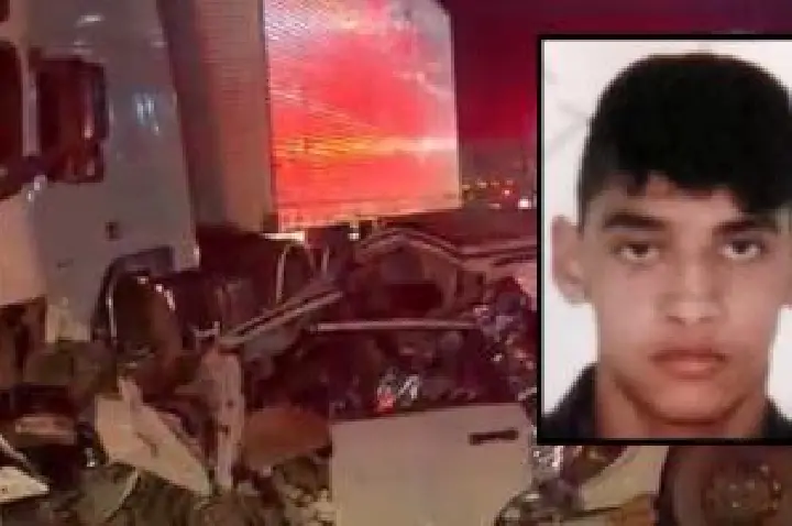 Homem morre preso às ferragens em acidente.