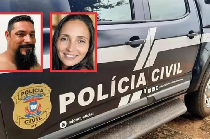 Homem que matou esposa a tiros na frente dos filhos é preso escondido em mata.