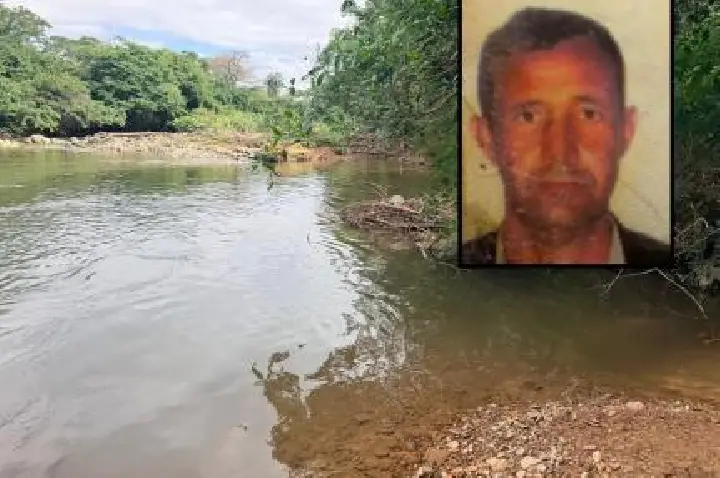 Homem que sumiu na quarta-feira é achado morto no rio.