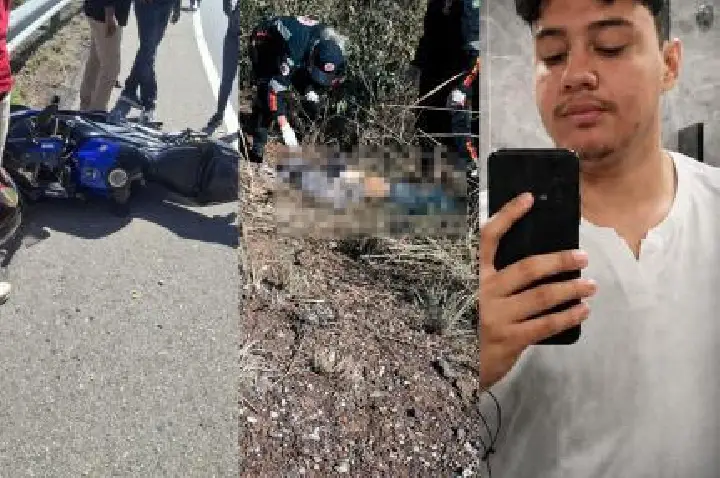 Jovem de 18 anos morre em acidente de moto.