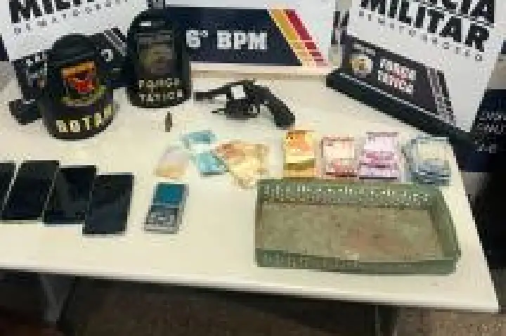 PM prende 7 faccionados após tentativa de homicídio.
