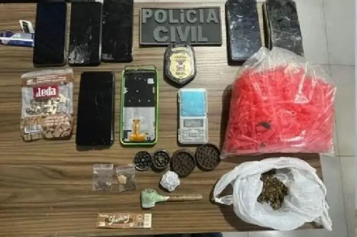 Polícia Civil cumpre prisão de faccionado envolvido com tráfico de drogas.