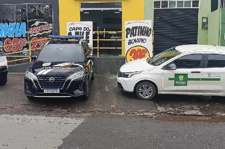 Polícia Civil e Vigilância Sanitária interditam açougue por risco iminente à saúde pública.