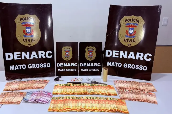 Polícia Civil prende mãe e filho por tráfico de drogas.