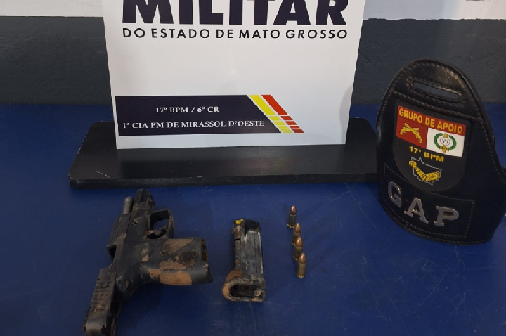 Polícia Militar apreende adolescente faccionado por homicídio em Mirassol d’Oeste.