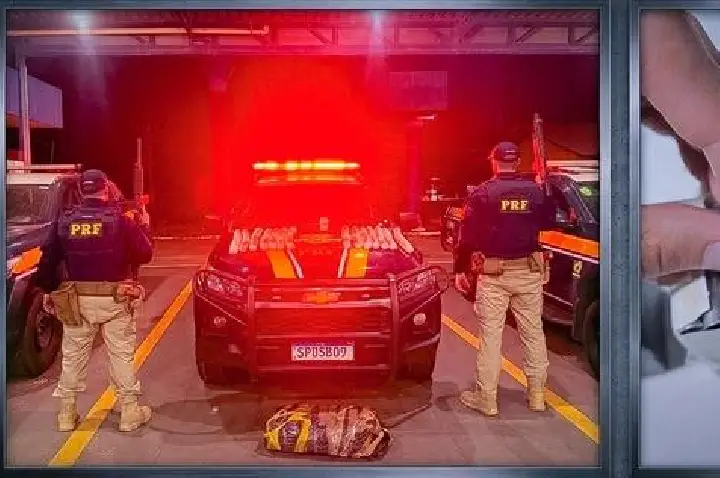 PRF apreende material explosivo transportado em ônibus de passageiros na BR-174.