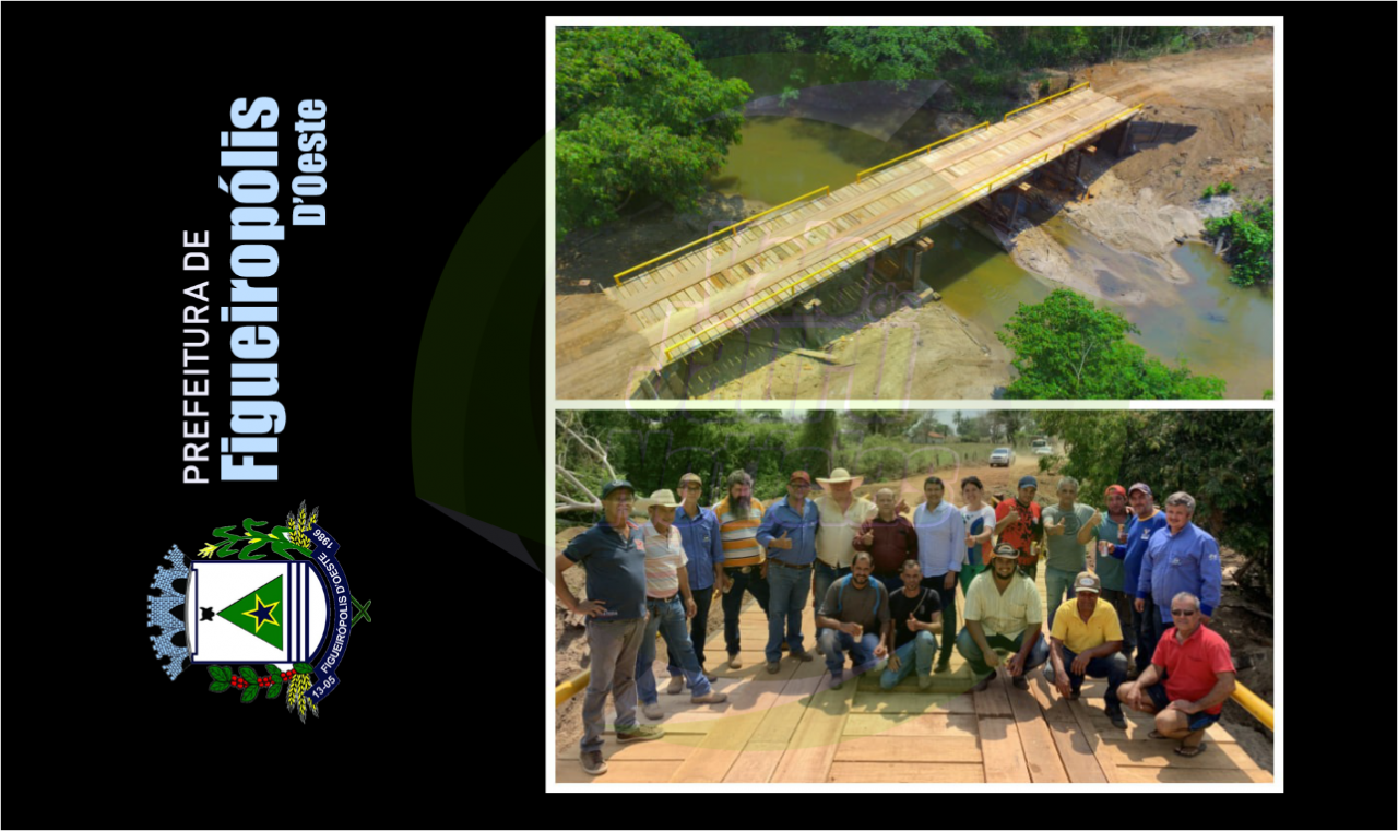 FIGUEIRÓPOLIS D'OESTE/MT, PONTE que liga a comunidade Rainha da Paz a comunidade Nossa Senhora de Fátima