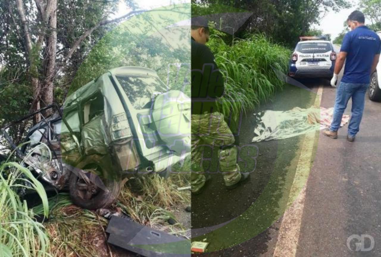TRAGÉDIA - JOVEM DE 17 ANOS MORRE APÓS CARRO PERDER O CONTROLE E BATER EM ÁRVORE