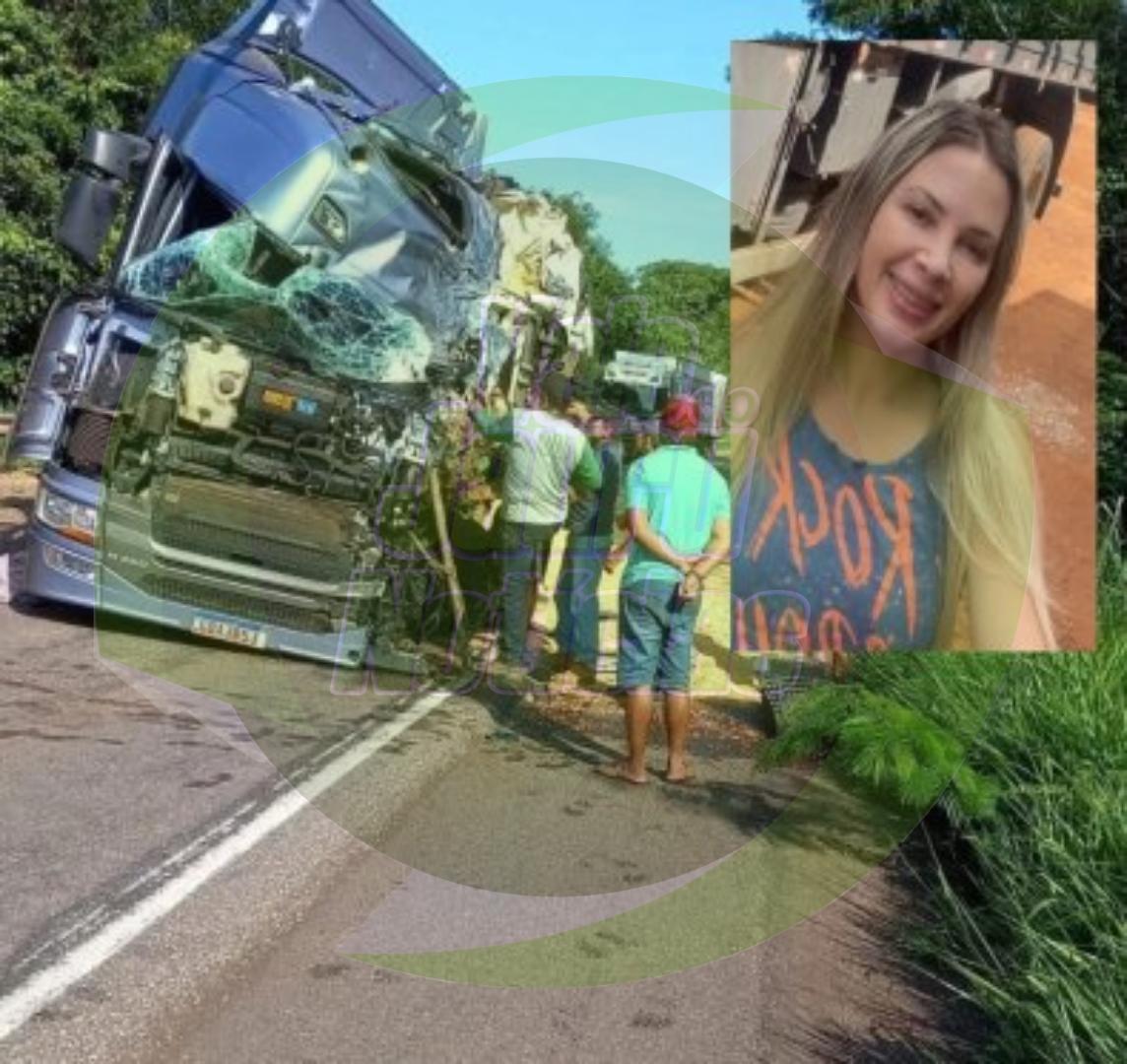 Caminhoneira e youtuber Aline Füchter Ouriques sofre grave acidente no Mato Grosso