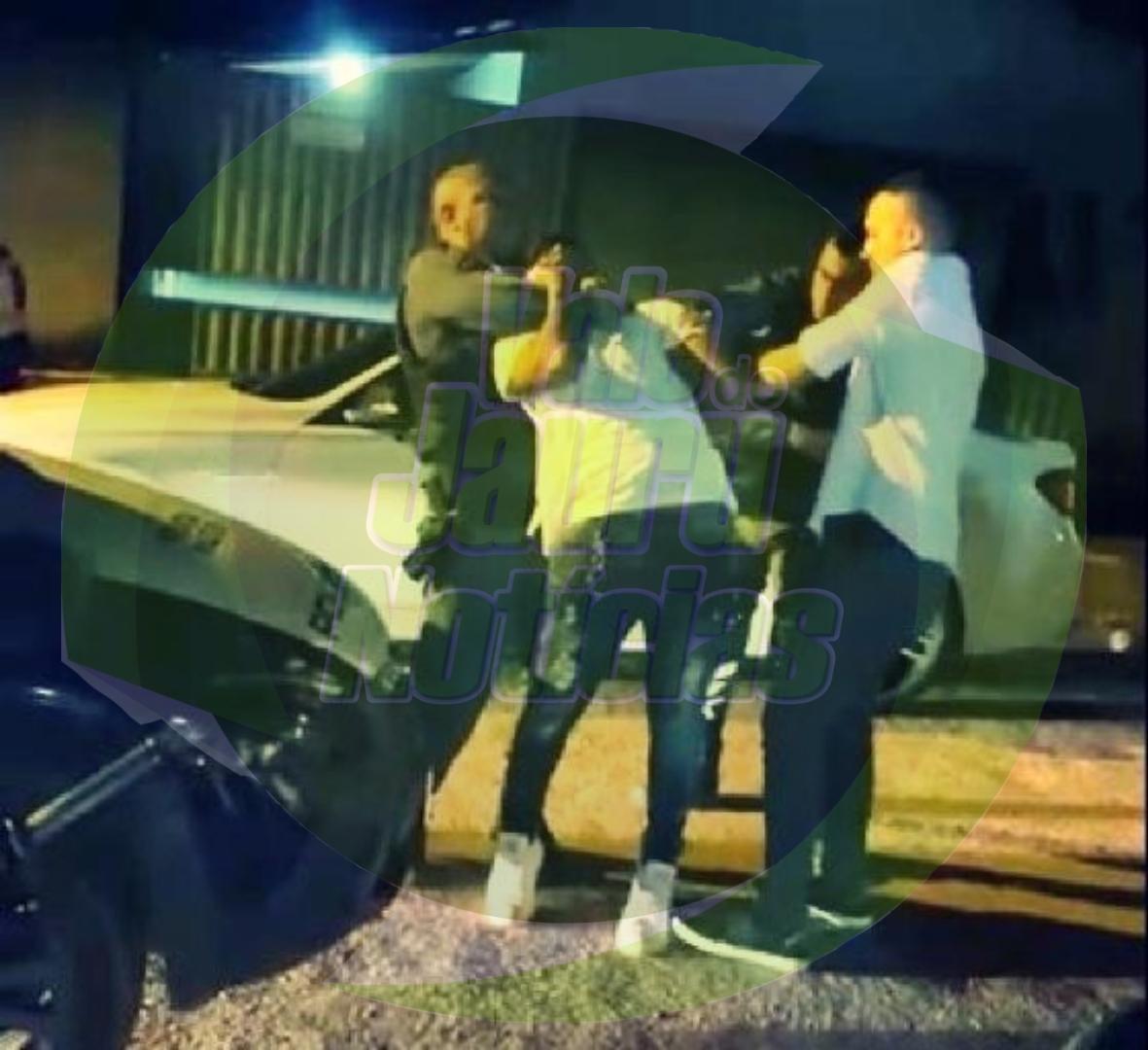 Em Pontes e Lacerda, vídeo mostra confusão em detenção de membro do CV