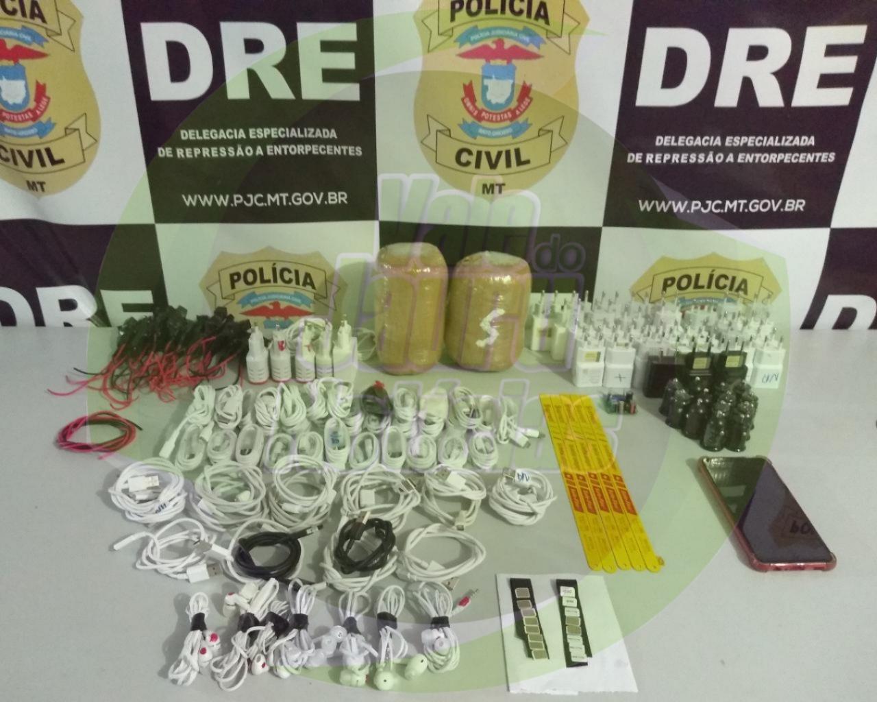 Polícia Civil prende mulher que armazenava objetos que seriam distribuídos para presos da PCE