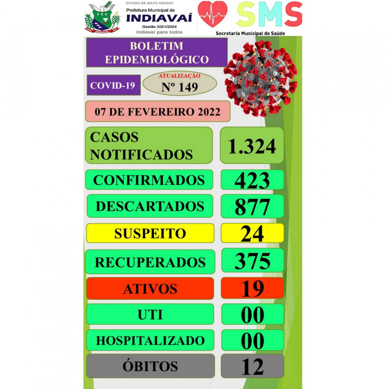BOLETIM EPIDEMIOLÓGICO DE INDIAVAI