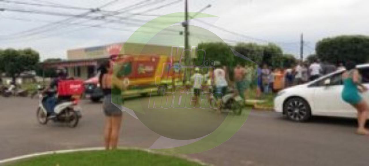 Em alta velocidade, motorista atropela motociclista e foge em MT