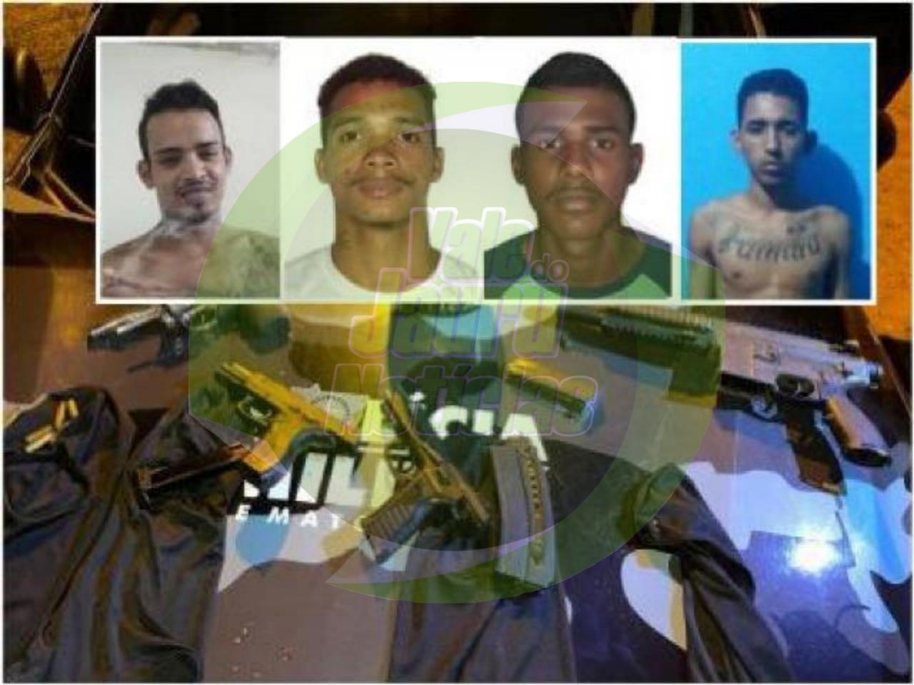 IDENTIFICADOS OS 4 BANDIDOS MORTOS EM CONFRONTO COM A FORÇA TÁTICA