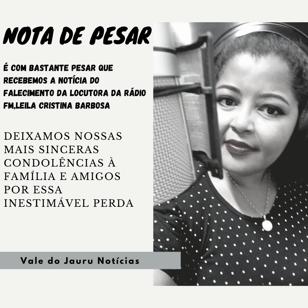 NOTA DE PESAR!