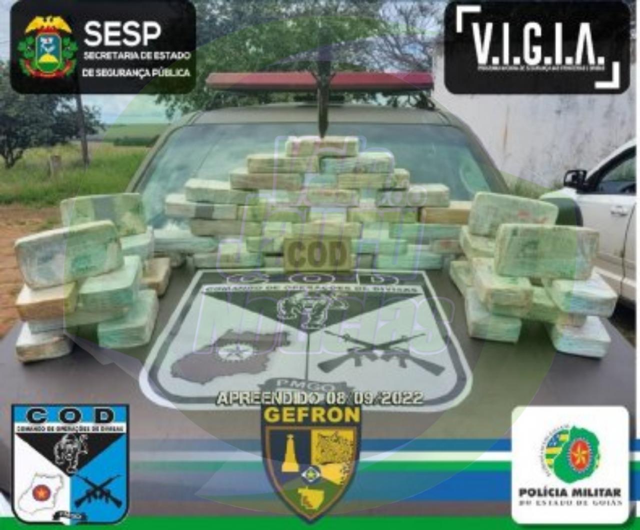 Operação do Gefron apreende R$ 1,6 mi em cocaína e prende dupla