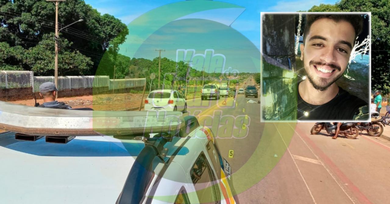 Colisão entre carro e moto deixa jovem morto na avenida Tancredo Neves em Cáceres