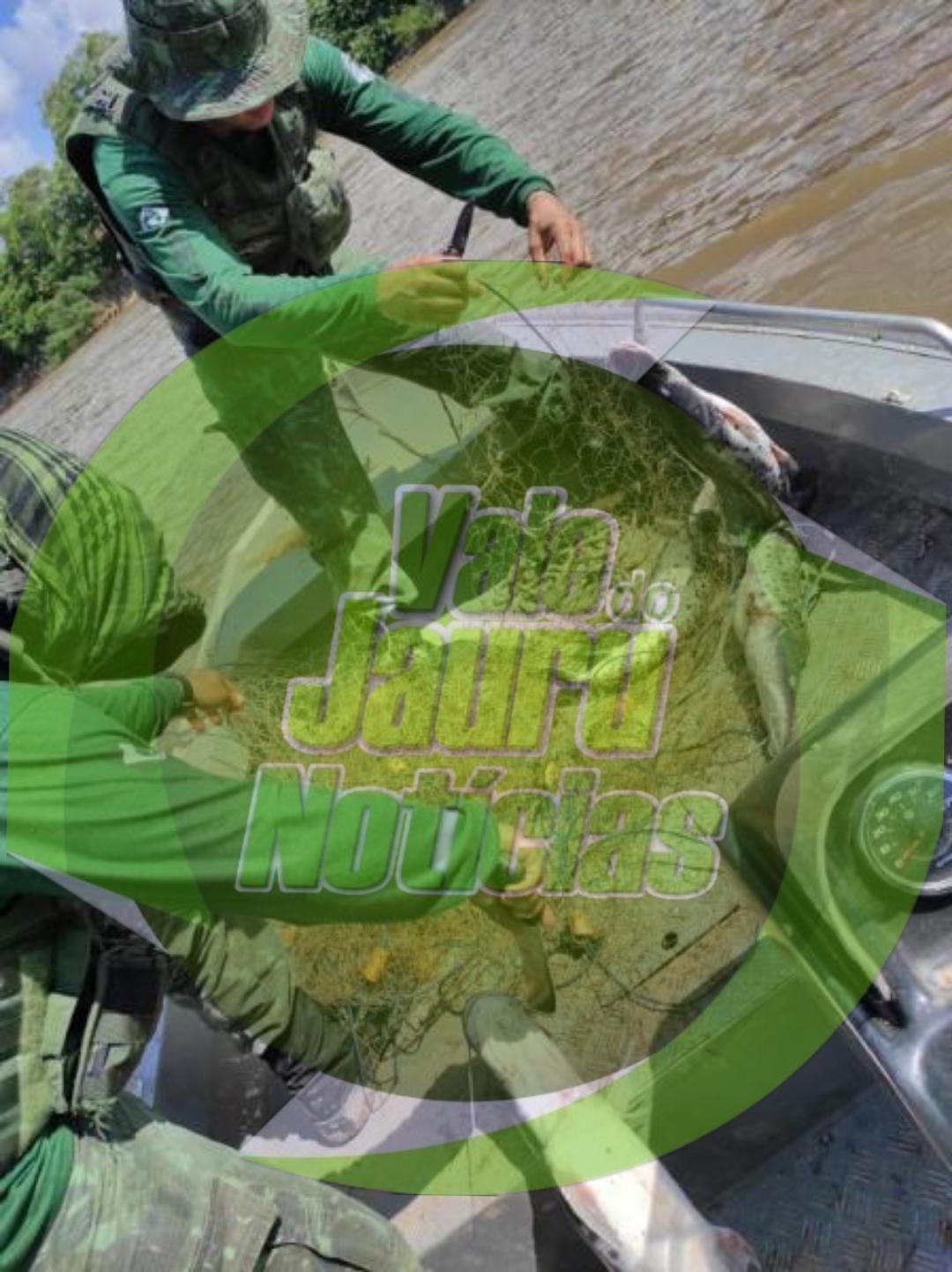 Polícia prende 3 homens com pescado ilegal no Rio Cuiabá