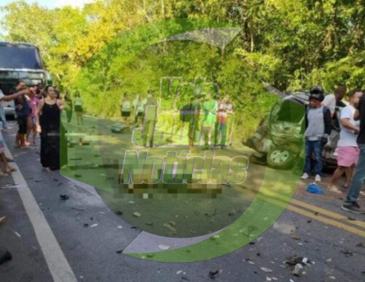 Urgente; Acidente em chapada deixa vários mortos; estrada está travada