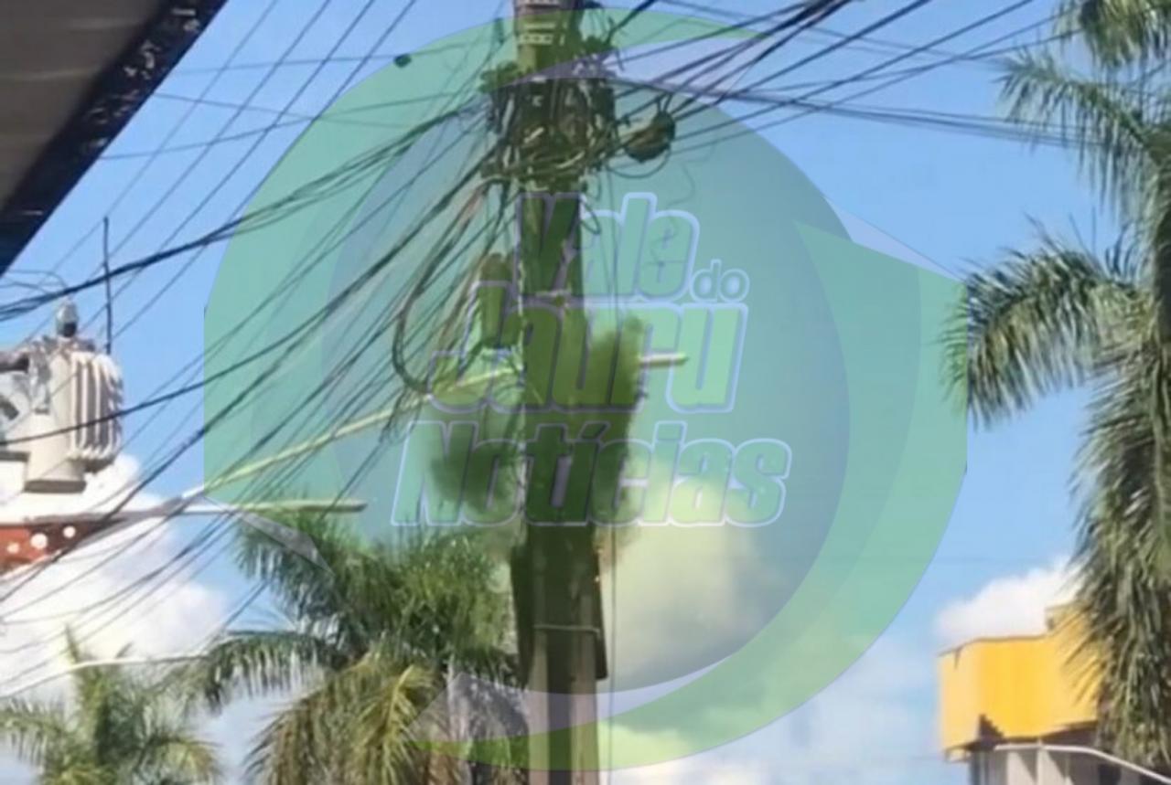 Rompimento de cabos deixa empresas sem energia na principal avenida de Sinop