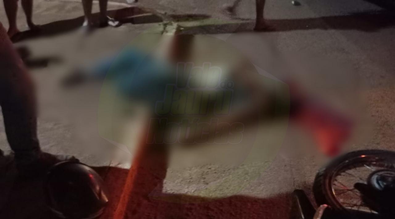 Jaciara: motociclista acidenta e morre após passar por quebra