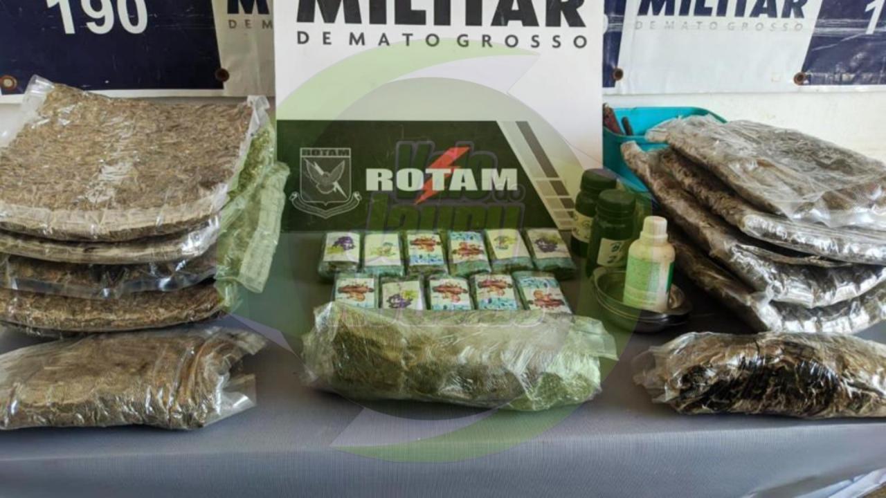 Policiais da Rotam apreende seis quilos de supermaconha em Cuiabá