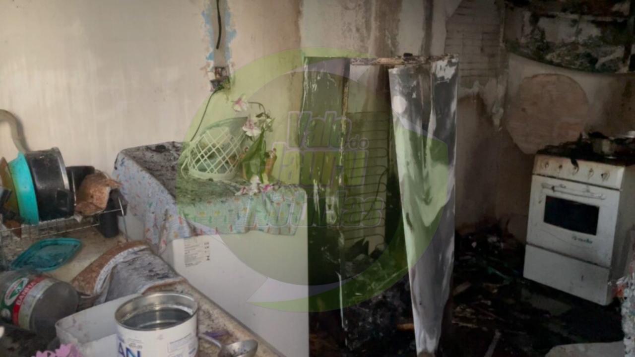 Sorriso: botijão de gás explode durante incêndio em residência