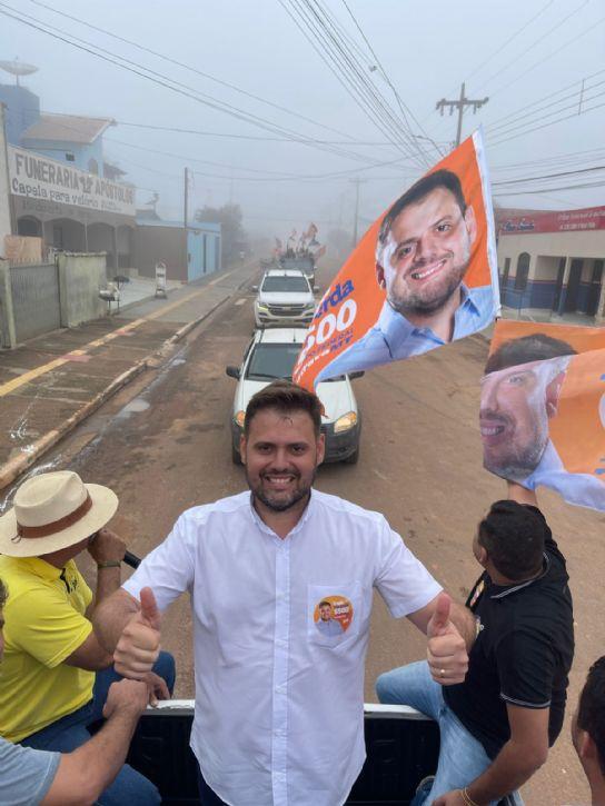 Irajá Lacerda dispara em Comodoro e mostra grande adesão popular à sua campanha