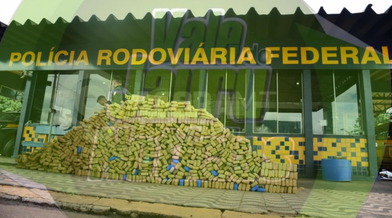 Adolescente é apreendido conduzindo carro recheado com 740 tabletes de maconha