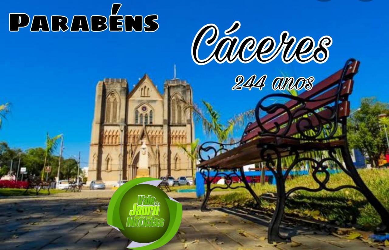 PARABÉNS CÁCERES   244 ANOS