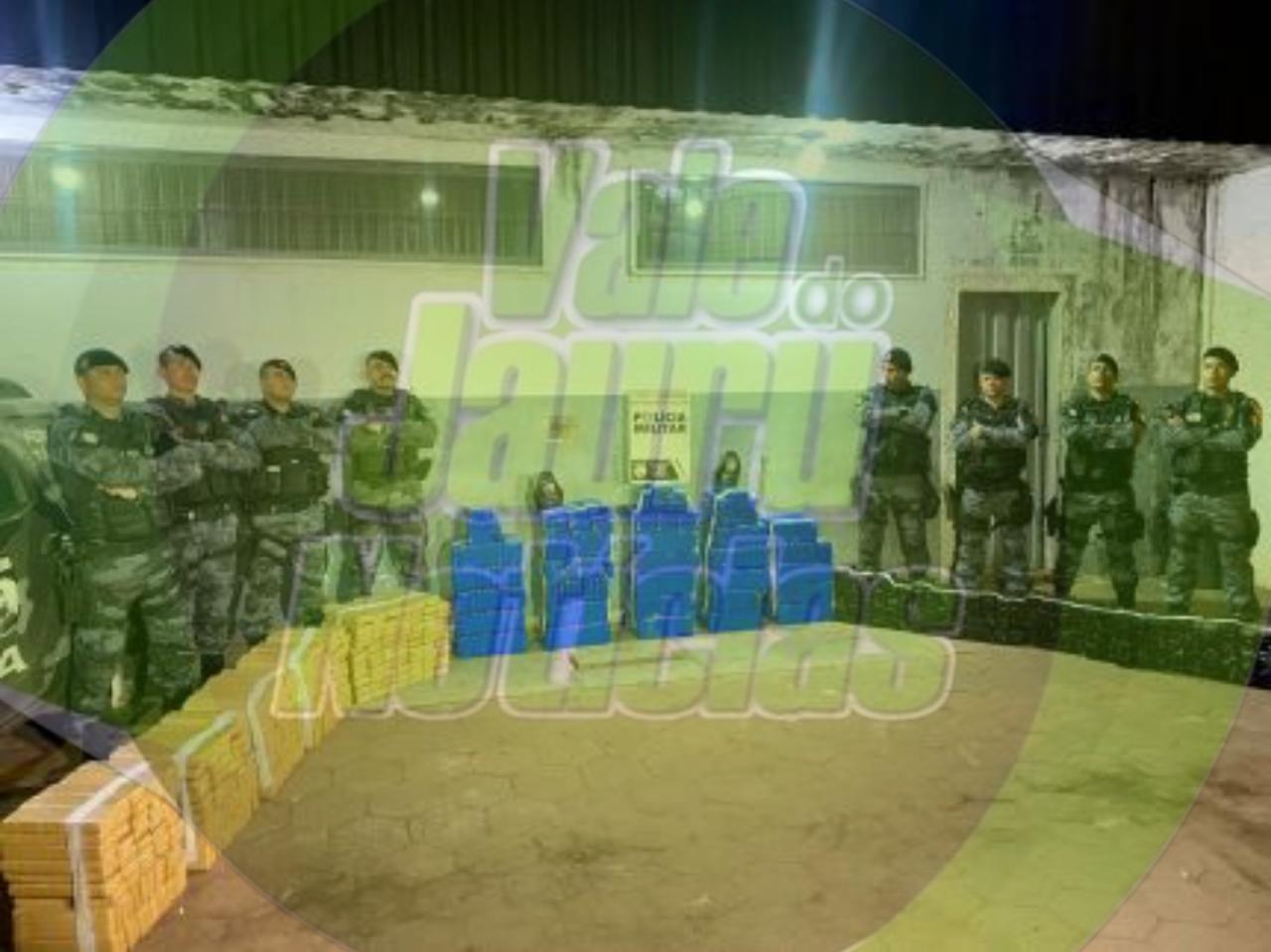 PM apreende 768 tabletes de maconha e prende traficante em VG