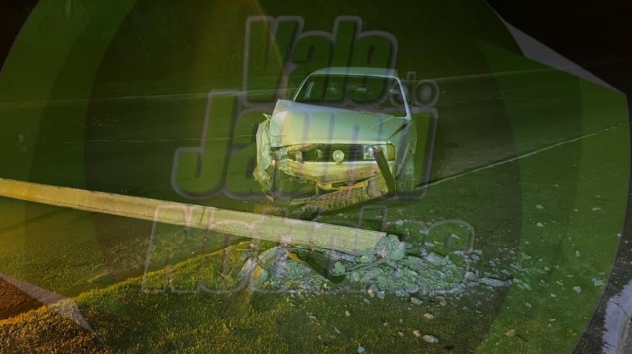 Sorriso: menor é detido após conduzir carro embriagado e bater em poste
