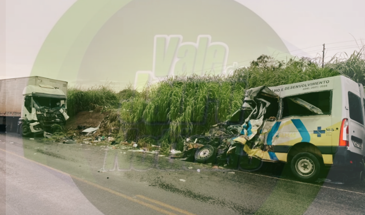 Acidente entre van e caminhão deixa 12 mortos em rodovia no Tocantins