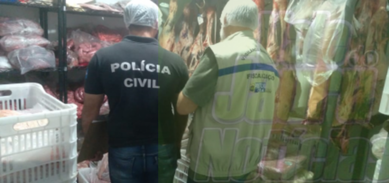 Fiscalização apreende 825 kg de carne imprópria para consumo no Cidade Alta