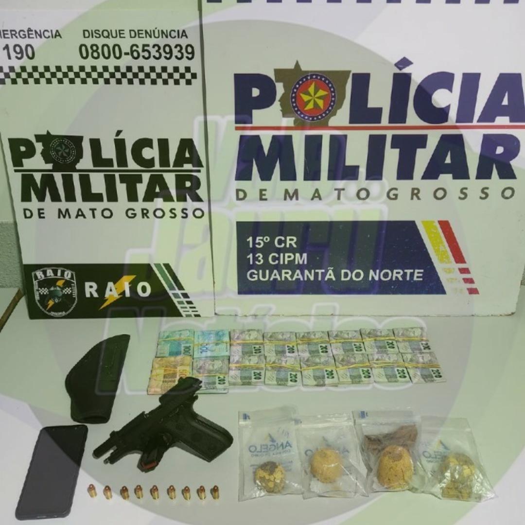 Homem é preso pela PM com R$ 31,7 mil em dinheiro e 1,8 kg de ouro