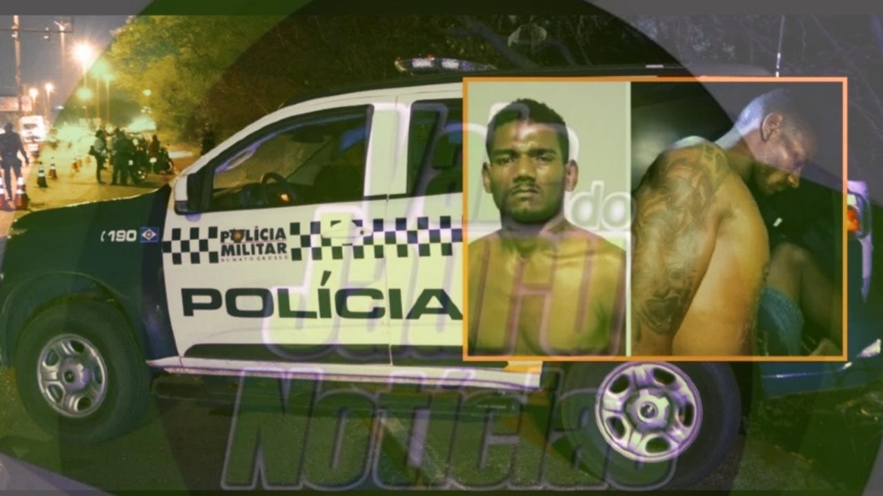 Membro de facção acusado de homicídio foge de viatura durante trajeto para delegacia