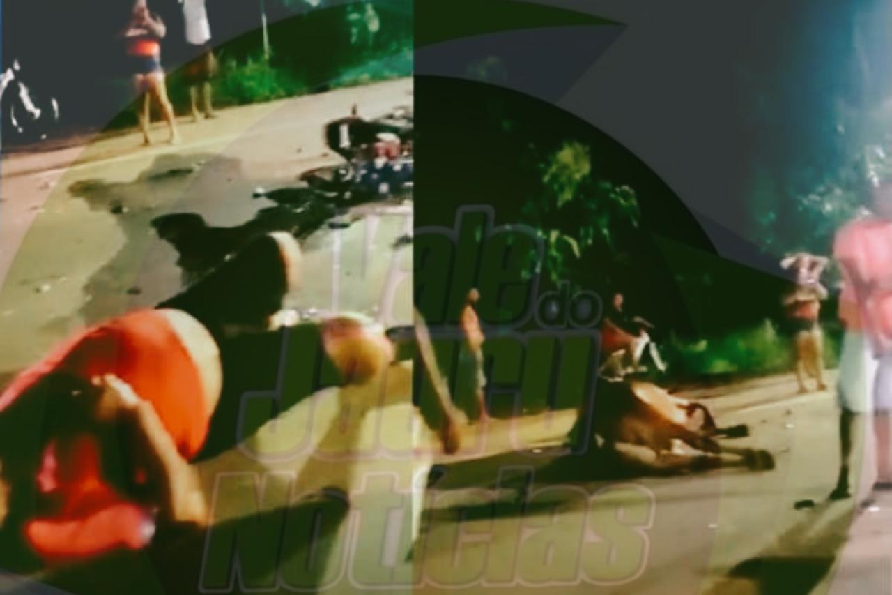 Motociclista sofre vários ferimentos ao atingir vaca na avenida Tancredo Neves, em Cáceres