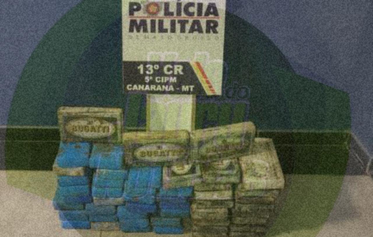 Operação conjunta prende três pessoas e apreende 52 kg de cocaína em fundo falso de carro